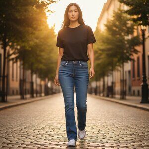 Levis Womens 550 Relaxed Boot Cut Jeans 10 M